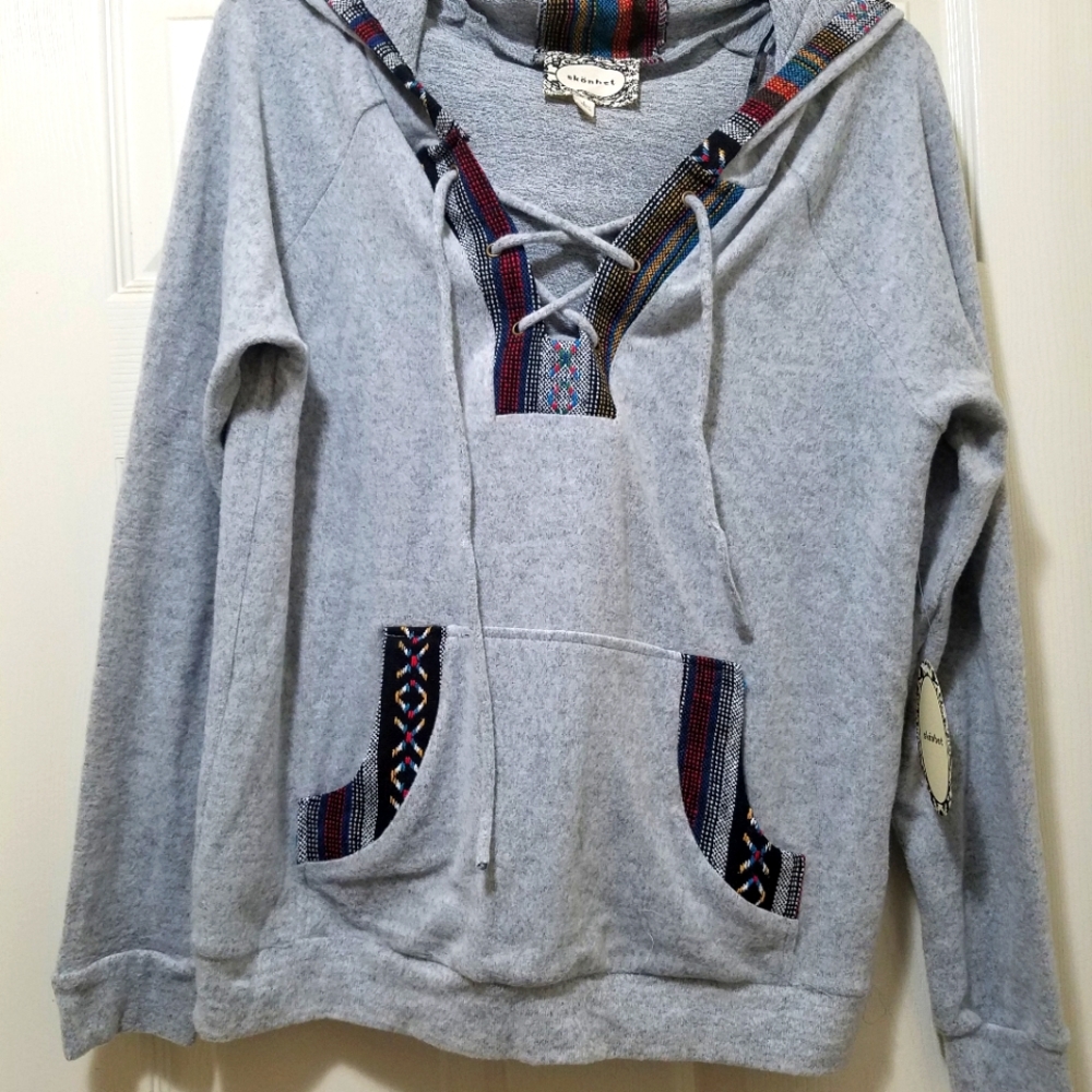 Skonhet boho tribal womens surfer hoodie